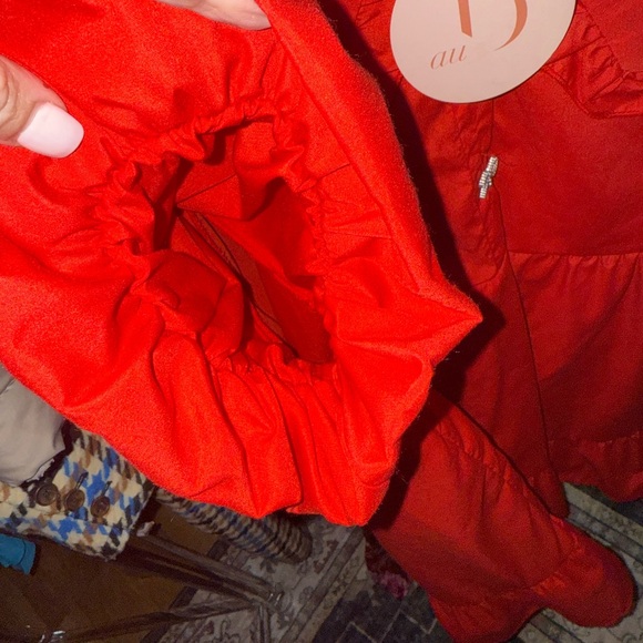 Sunday Red Ruffled Dress - Picture 8 of 8